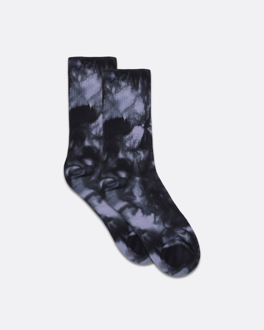 Far Afield Socks | Tie Dye Socks - Black