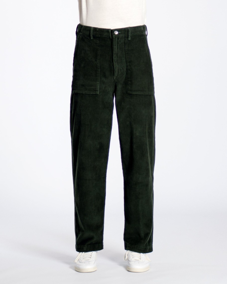 Far Afield Trousers | Coup Trouser - Bottle Green Corduroy