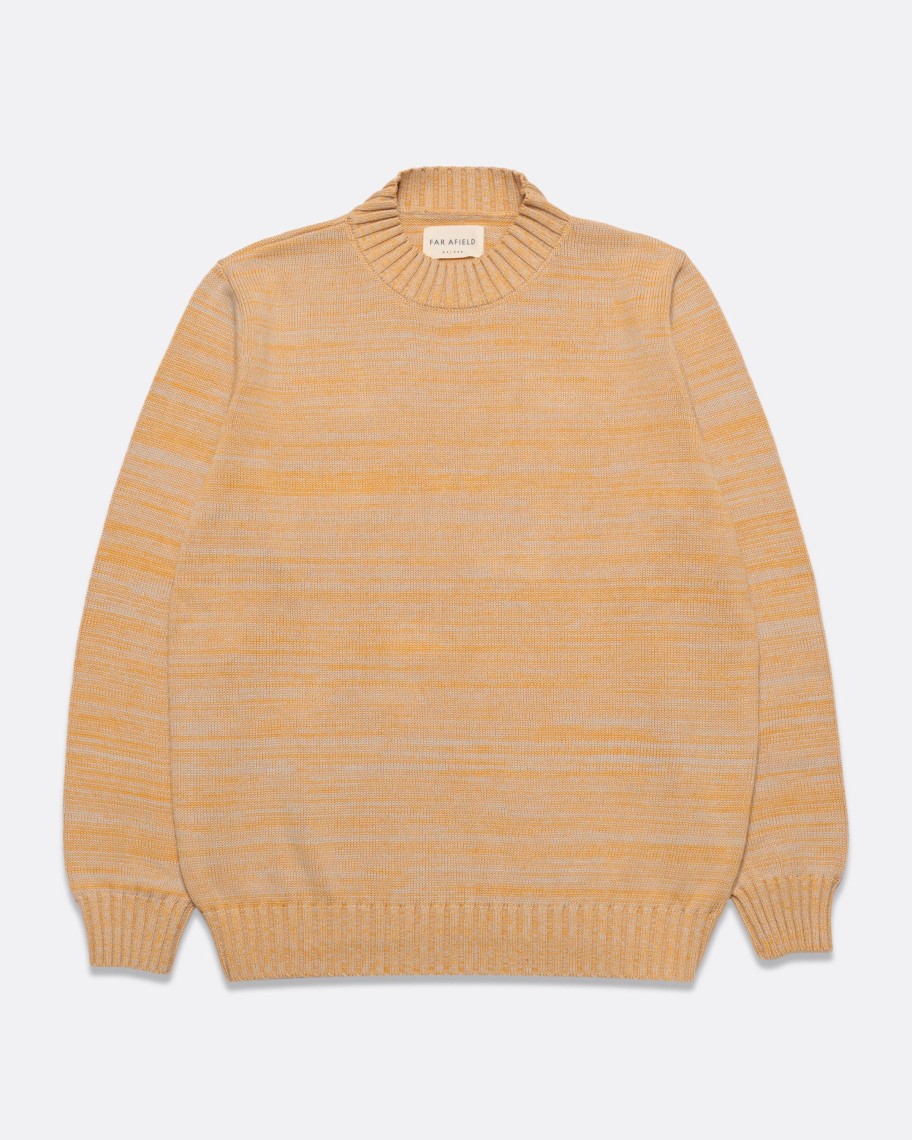 Far Afield Knitwear | Dieter Knit - Honey Gold / Sand Twisted Yarn