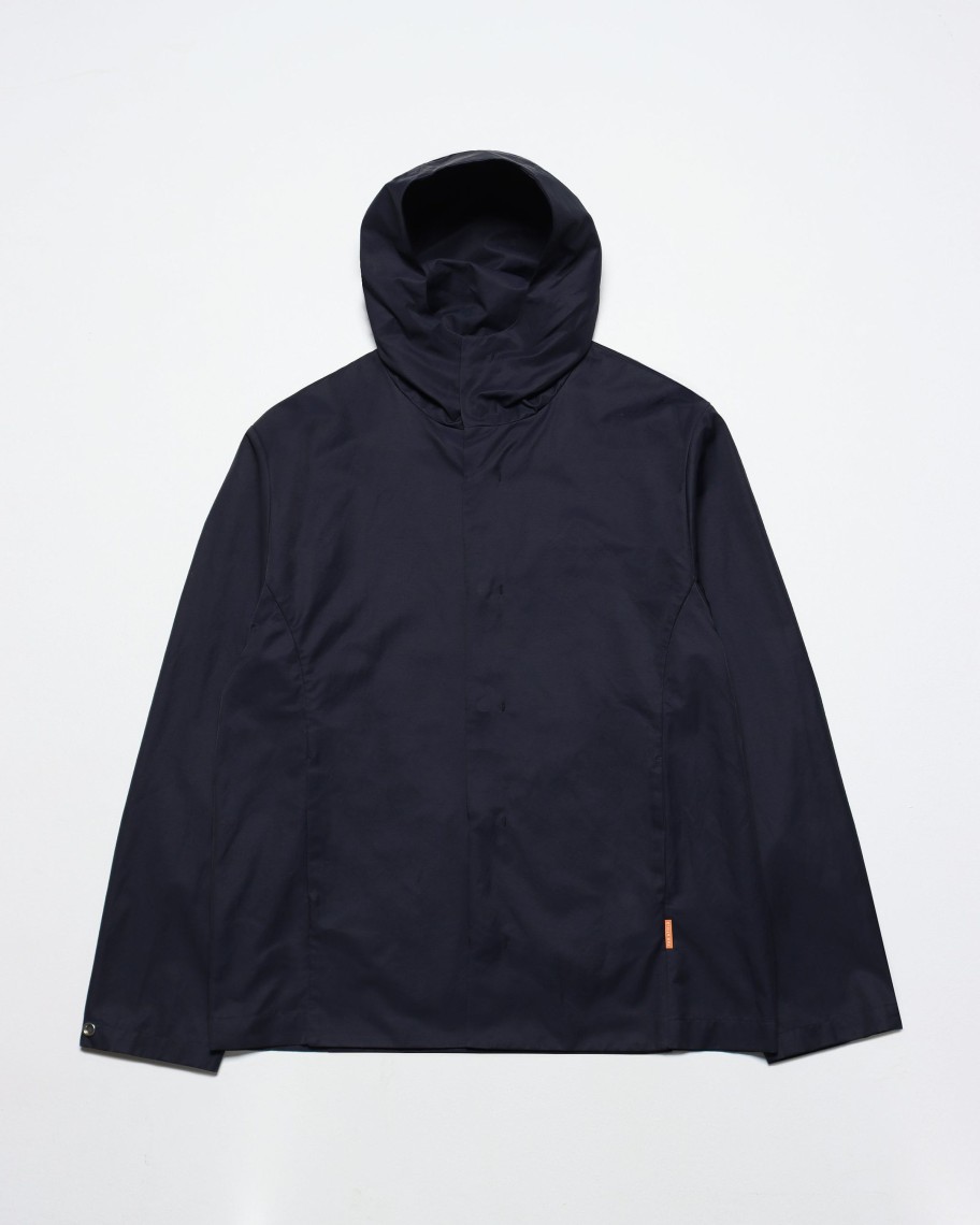 Far Afield Outerwear | Teller Jacket - Navy Water Repellent Cotton