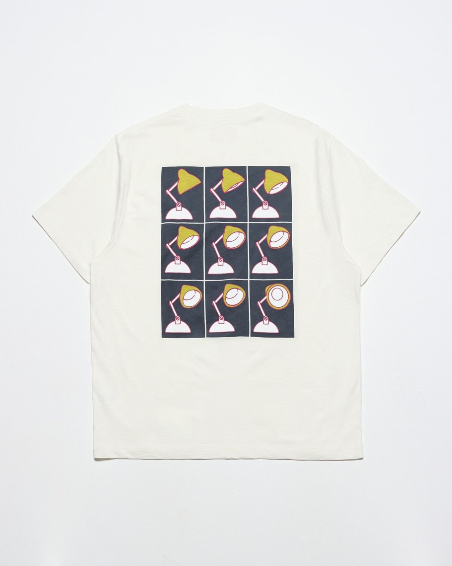 Far Afield T-Shirts | Graphic T-Shirt - White Lamp Print