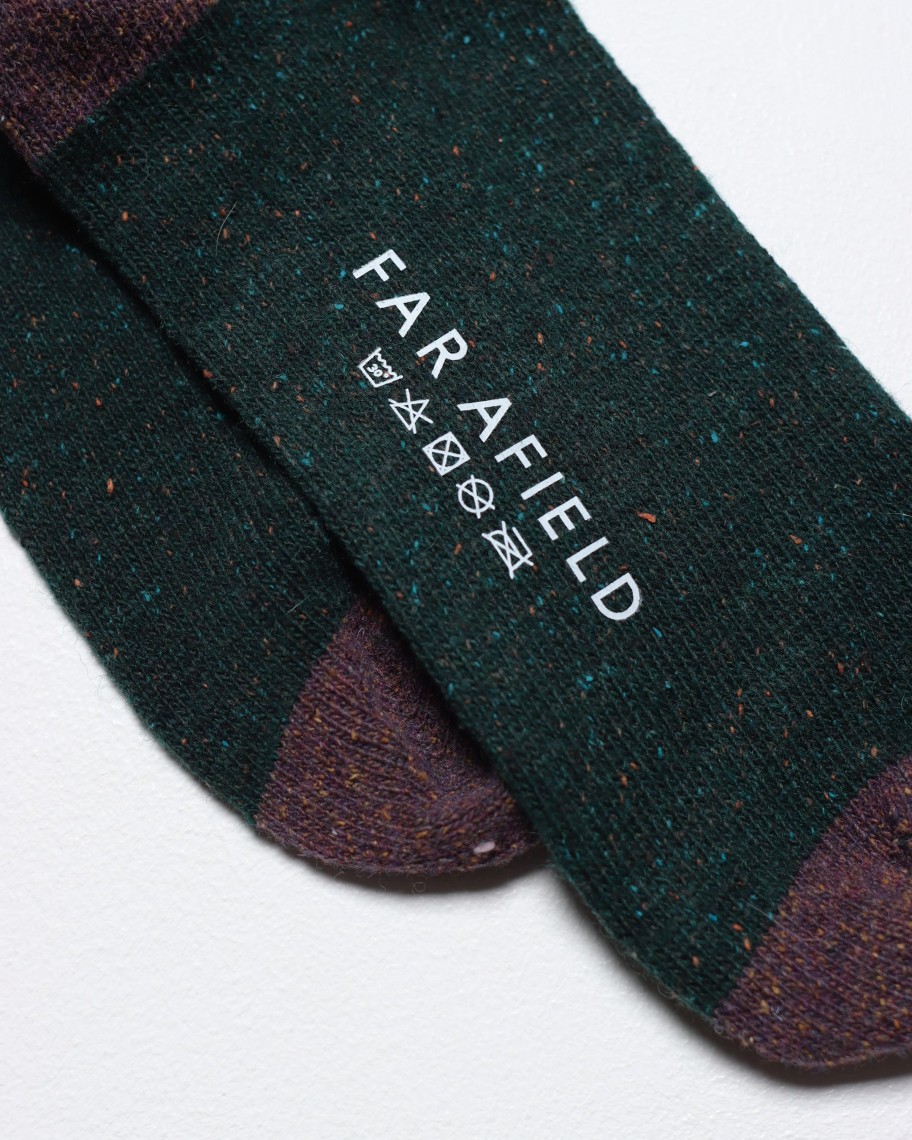 Far Afield Socks | Neppy Socks - Deep Teal