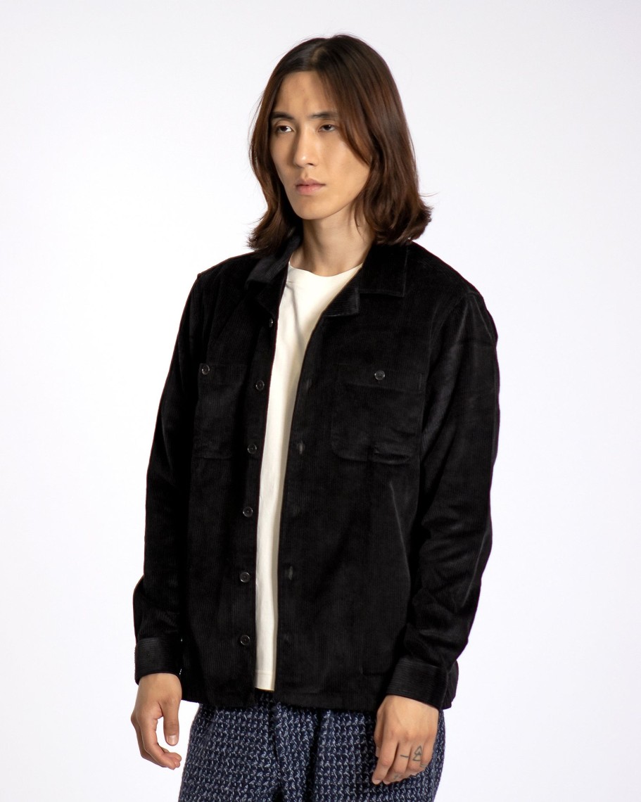 Far Afield Shirts | Hiro Shirt - Black Corduroy