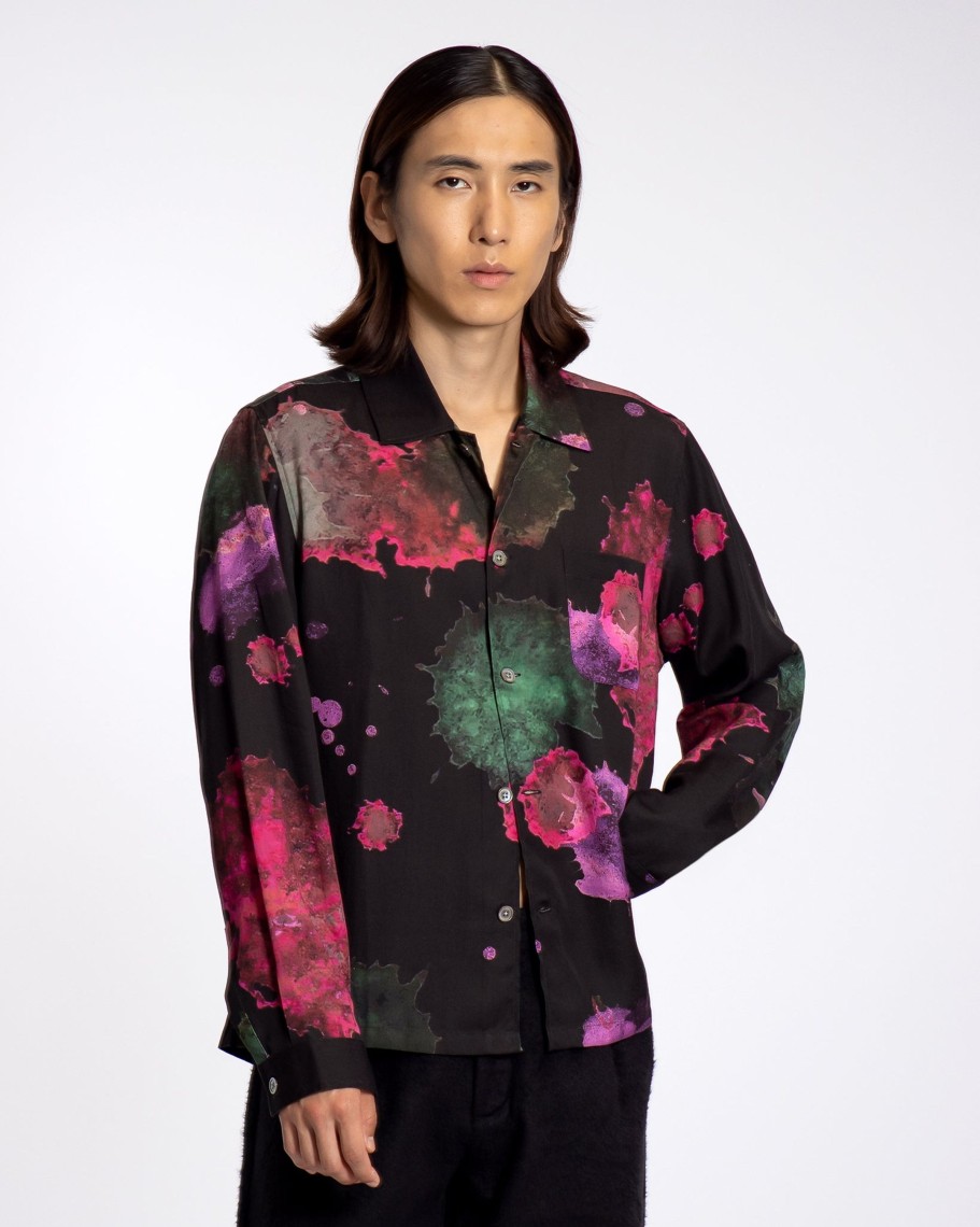 Far Afield Shirts | Busey Shirt - Multi Light Splash Print