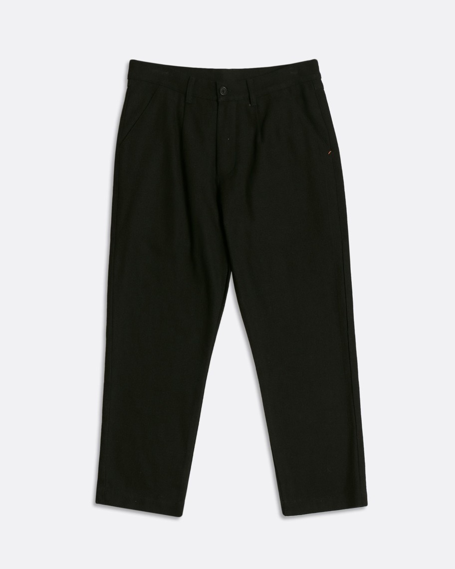 Far Afield Trousers | Ryder Trouser - Black Textured Weave